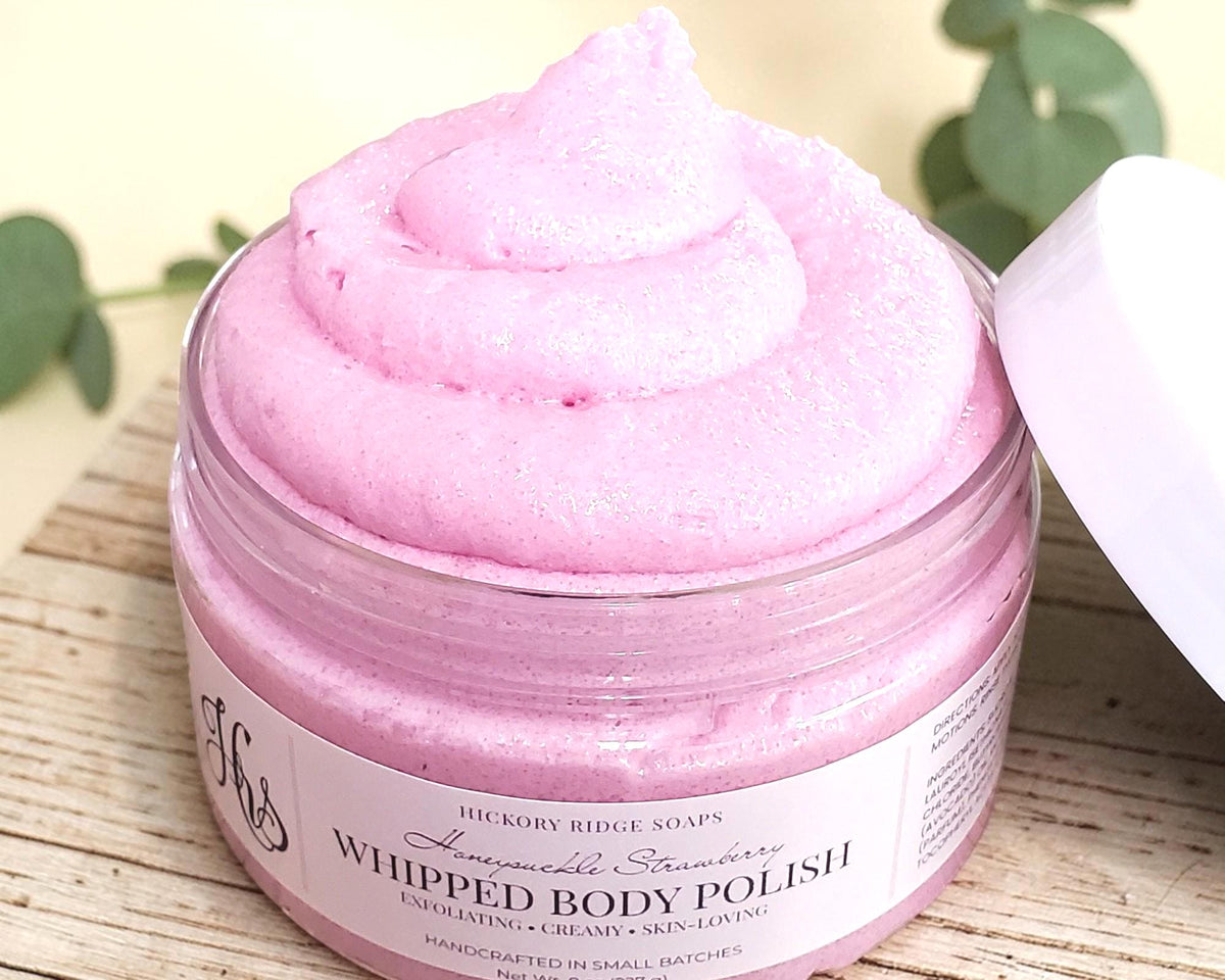 Honeysuckle Strawberry Whipped Foaming Body Polish