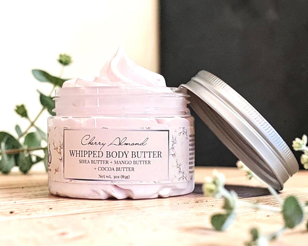 Cherry Almond Whipped Body Butter | Triple Butter Blend