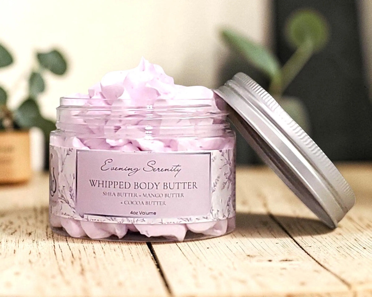 Evening Serenity Whipped Body Butter Cream | Triple Butter Blend