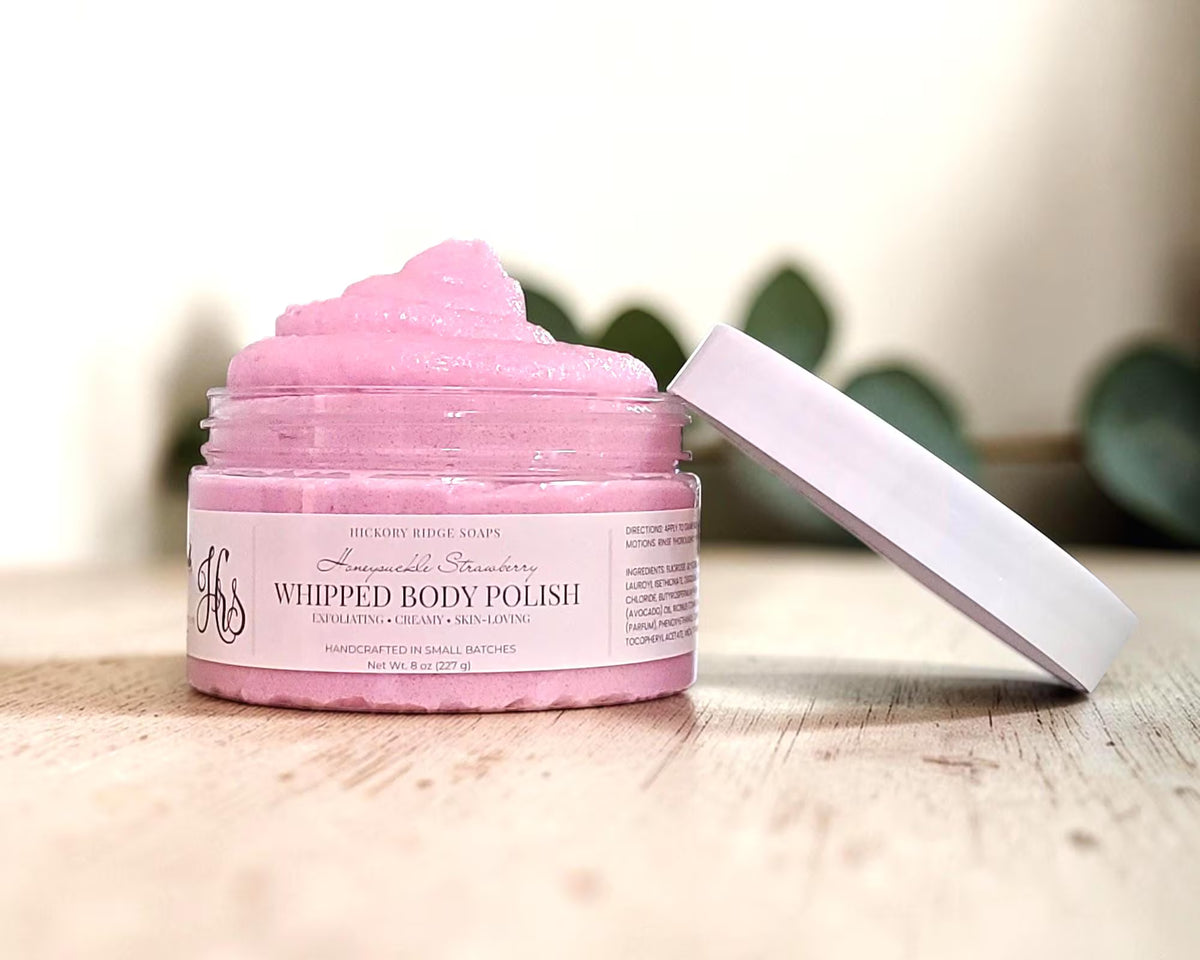 Honeysuckle Strawberry Whipped Foaming Body Polish