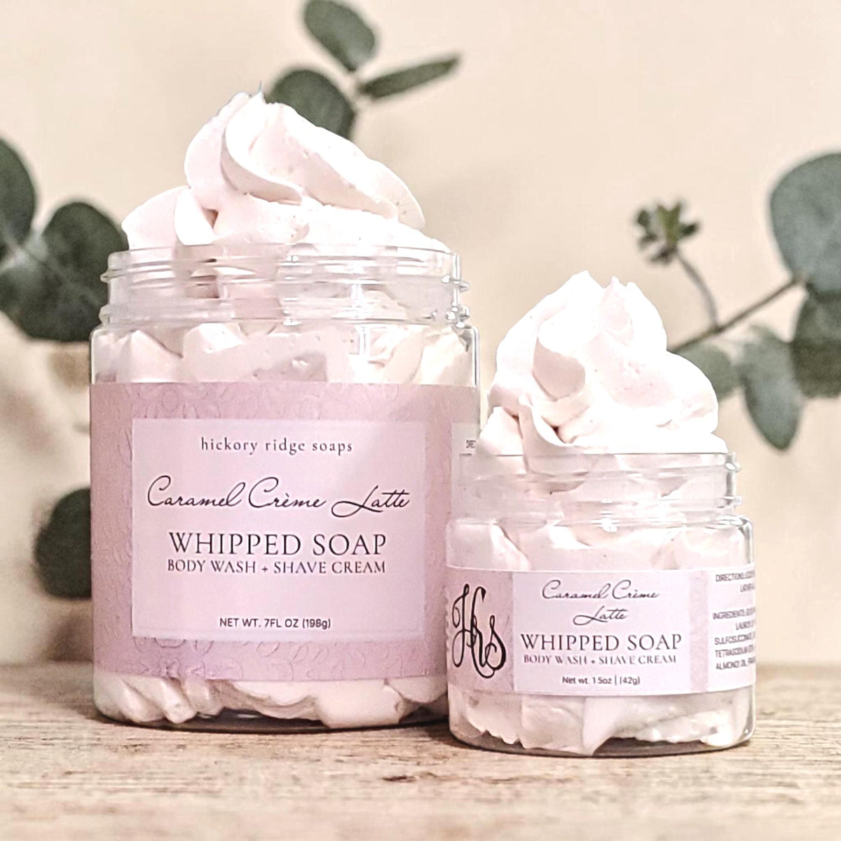Caramel Crème Latte Whipped Soap