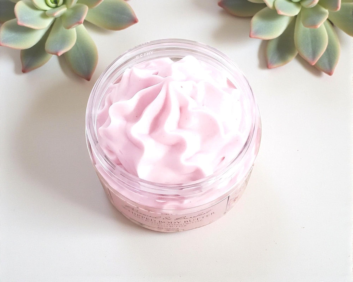 Bloomed & Barefoot Whipped Body Butter Cream | Triple Butter Blend