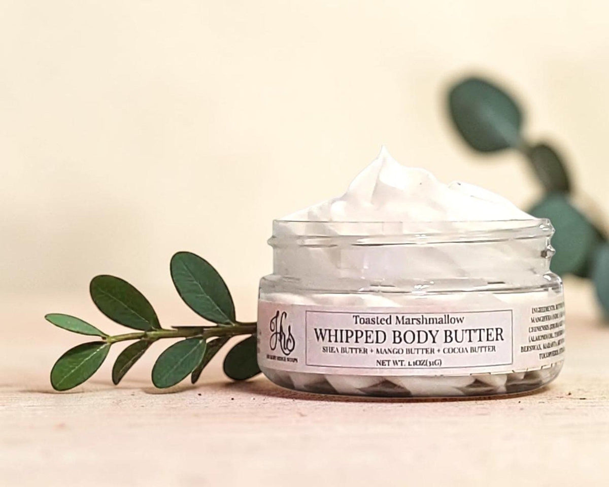 Toasted Marshmallow Whipped Body Butter Cream | Triple Butter Blend