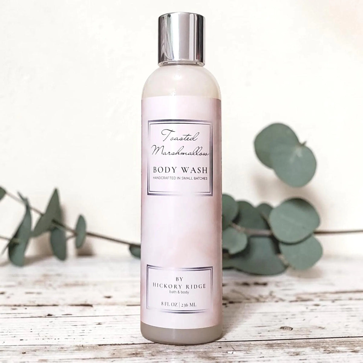 Baño de burbujas de malvavisco tostado + Gel de baño para el cabello y el cuerpo