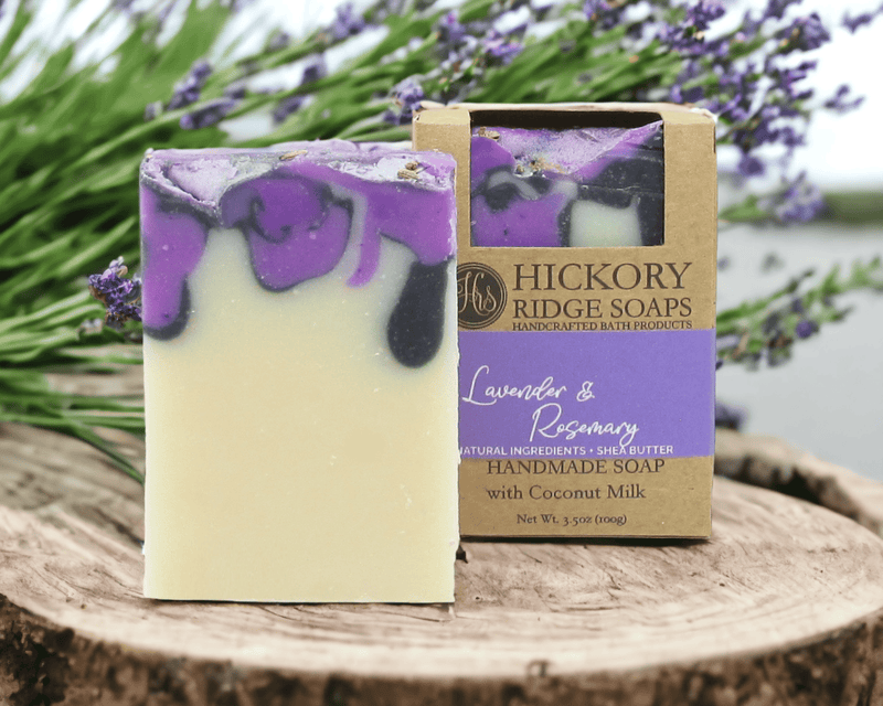 Lavender and Rosemary Handmade Soap Soap Hickory Ridge Soap Co.   