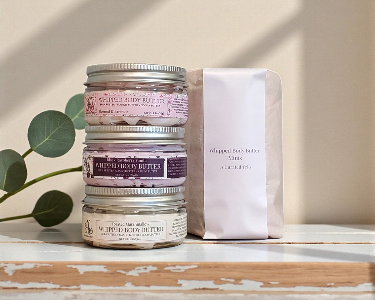 Whipped Body Butter Trio Sampler | Pick Any 3 Scents