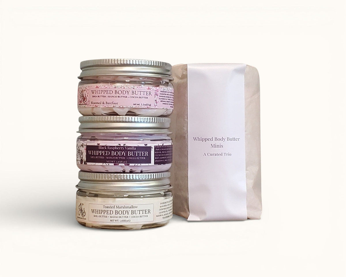 Whipped Body Butter Trio Sampler | Pick Any 3 Scents
