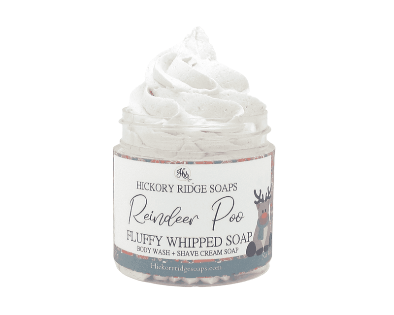Reindeer Poo Travel Size Whipped Soap Whipped Soap Hickory Ridge Soap Co.   