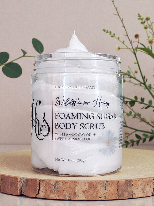 Wildflower Honey Foaming Sugar Scrub