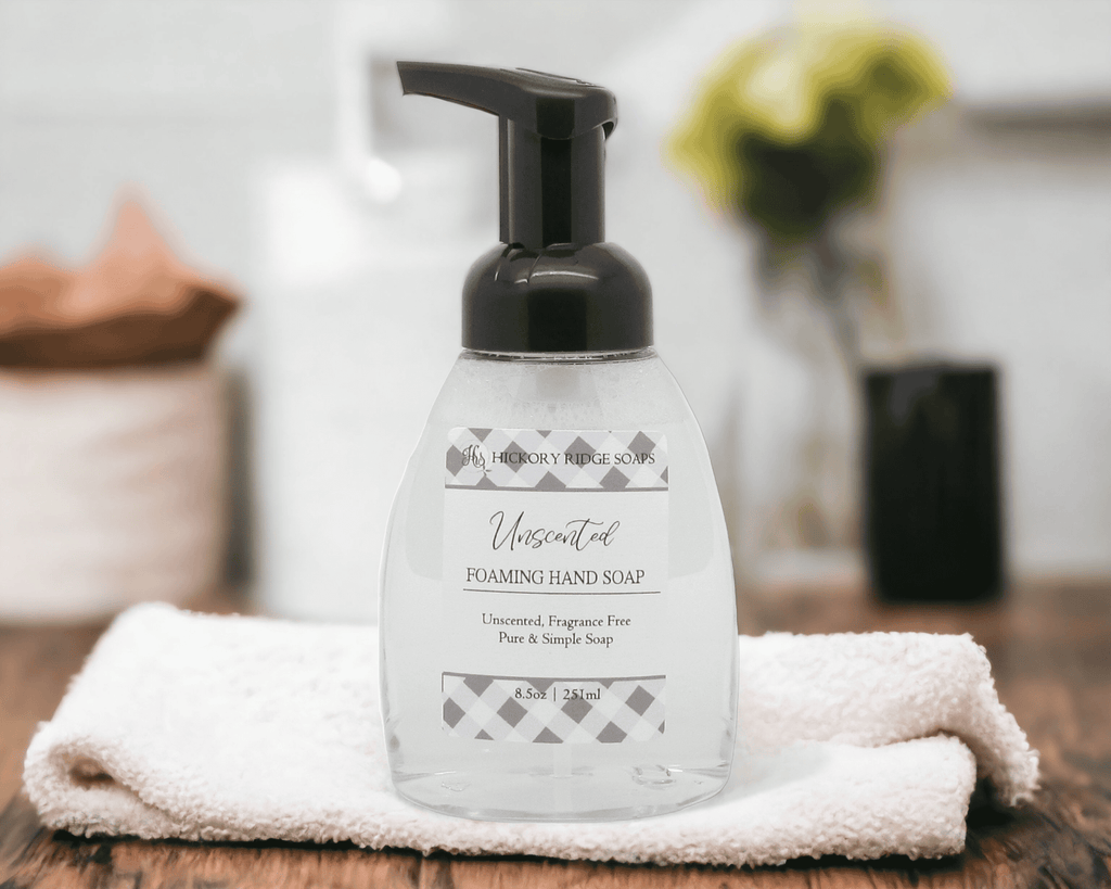 Unscented Foaming Hand Soap hand soap Hickory Ridge Soap Co.   