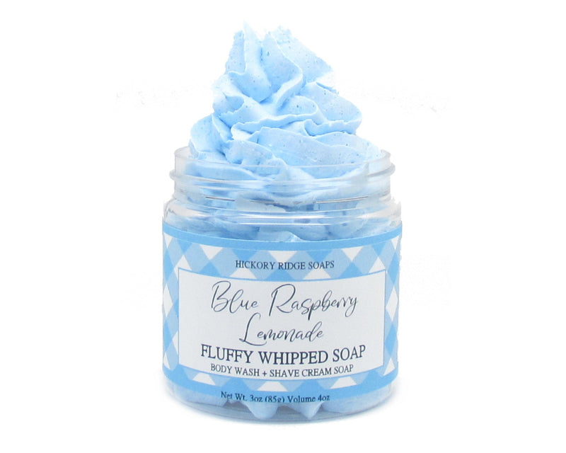Blue Raspberry Lemonade Whipped Soap Whipped Soap Hickory Ridge Soap Co. 3oz  