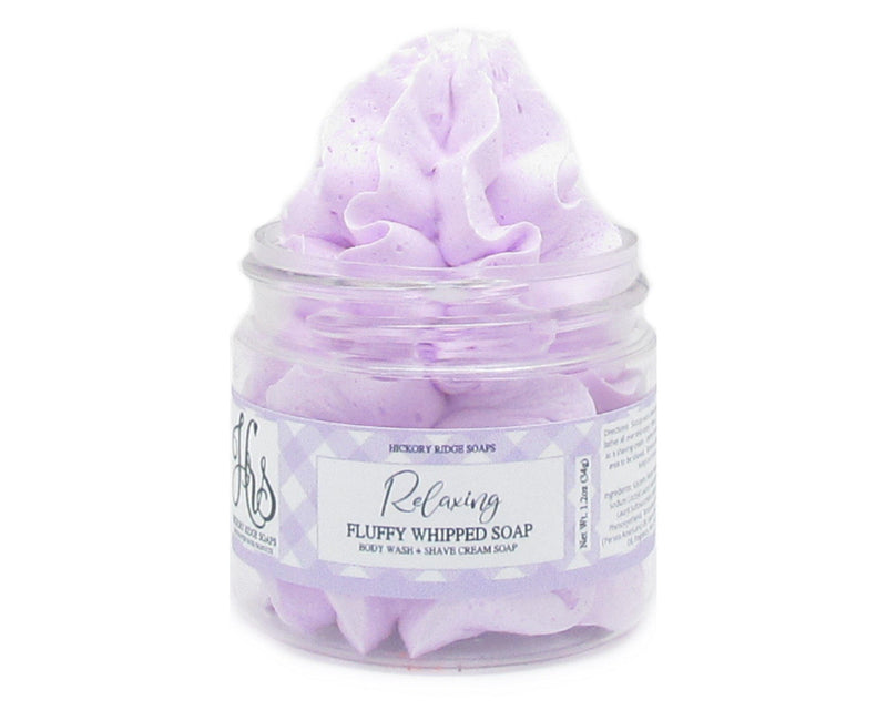 Relaxing Whipped Soap Whipped Soap Hickory Ridge Soap Co. 1.2oz  