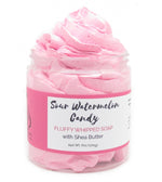 Sour Watermelon Candy Fluffy Whipped Soap Whipped Soap Hickory Ridge Soap Co. 6oz  