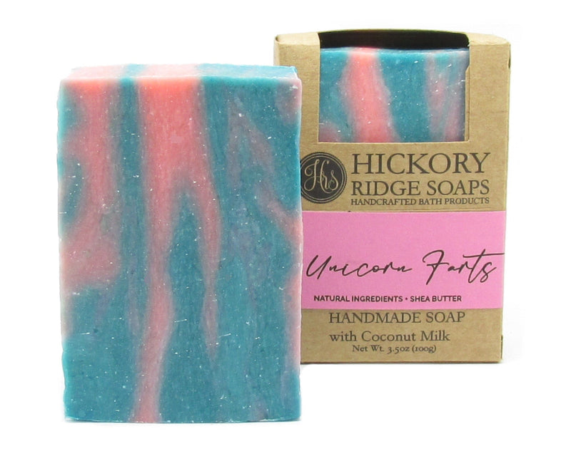 Unicorn Farts Handmade Soap Bar Soap Hickory Ridge Soap Co.   